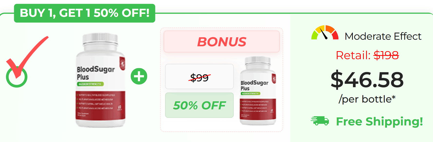 EverGreen Blood Sugar 3 bottle